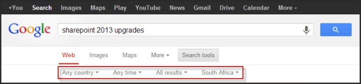 Google search tools 2