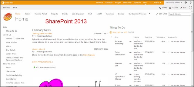LC intranet on 2013 Page 1