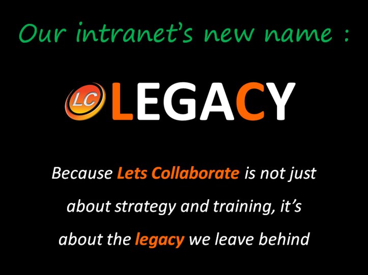 Lets Collaborate Legacy
