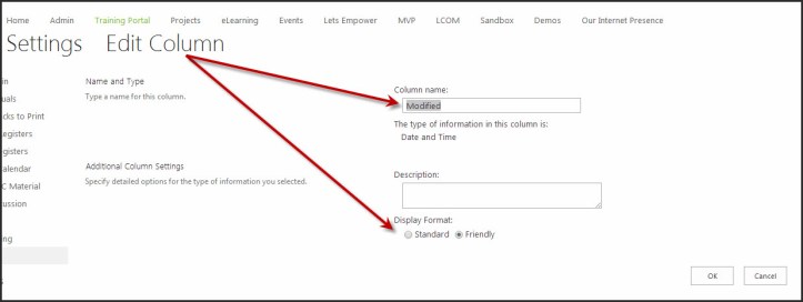 SharePoint Date Format 2