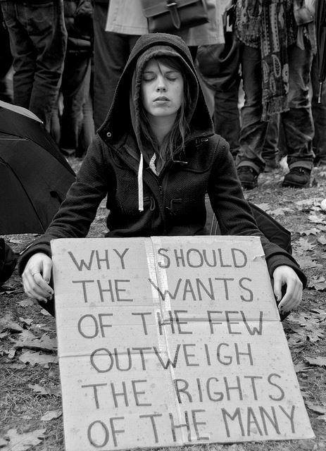 why should the wants of a few