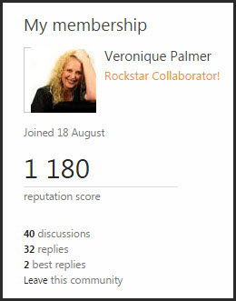 Community Sites My Membership