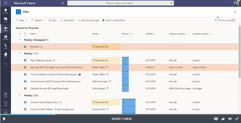 Microsoft Teams metadata