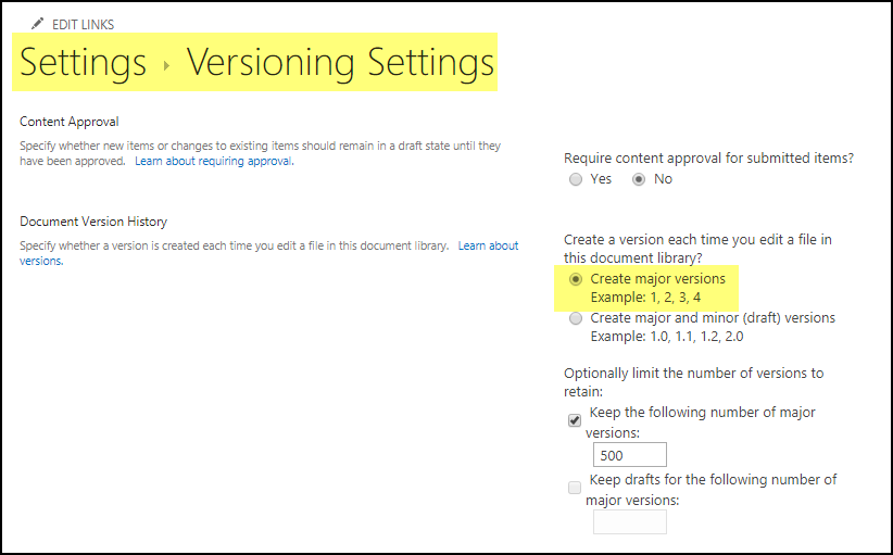 How to Create #SharePoint Online Document Libraries Without Versioning ...