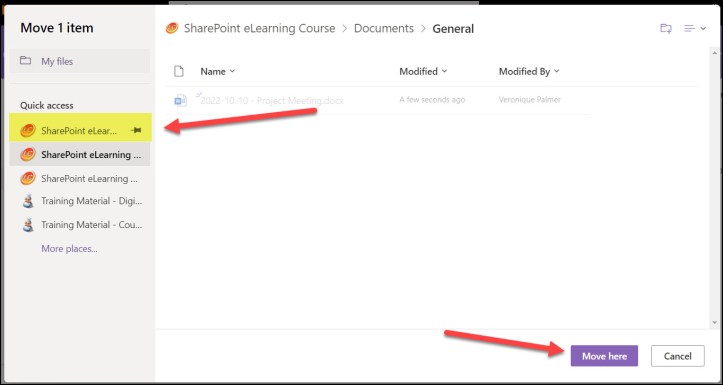 Sharepoint Move Cursor Work-Around for Move To / Copy To Function in SharePoint Online – Views ...